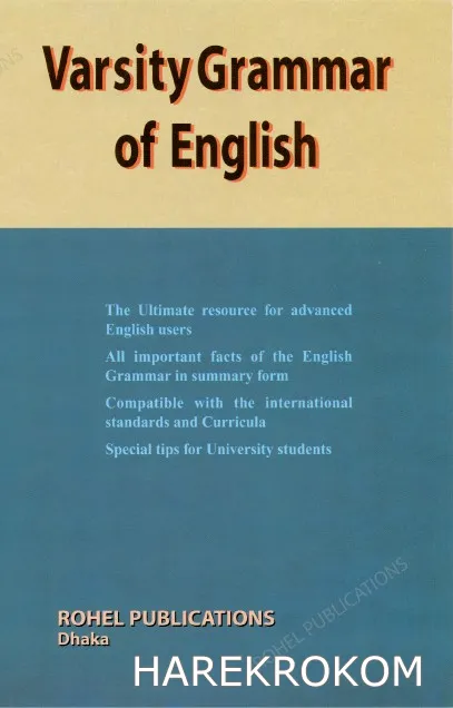 Varsity Grammer of English - Rohel Publication
